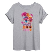 Trolls - Simply Bootiful - Juniors Ideal Flowy Muscle T-Shirt