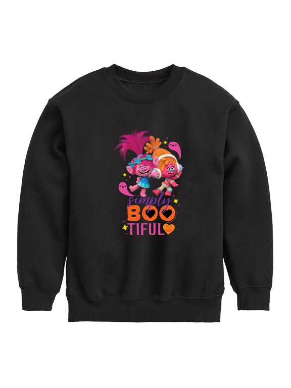 - Simply Bootiful Poppy Boys' Graphic Long Sleeve Fleece Sweatshirt