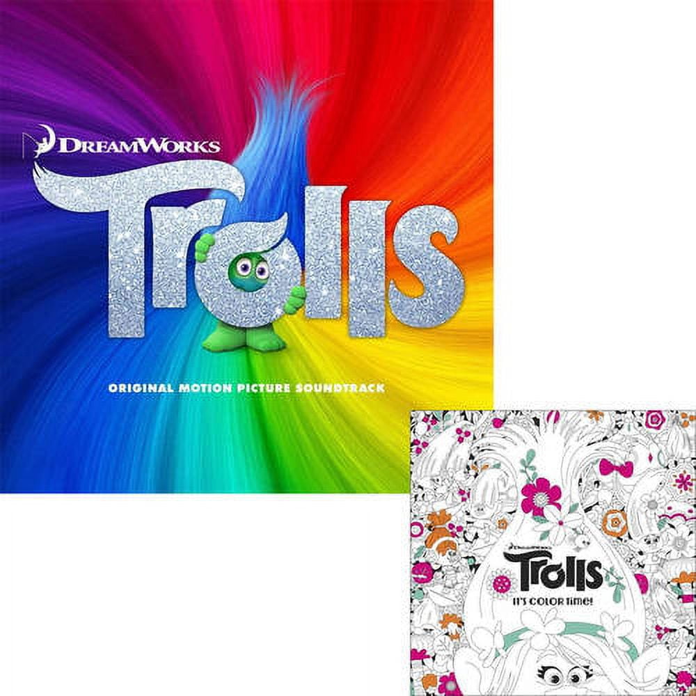 Trolls Soundtrack with Coloring Book