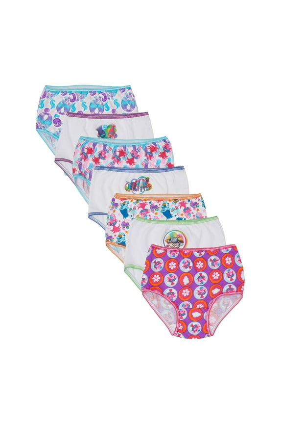 Toddler Girl Briefs Underwear, 7-Pack, Sizes 2T-4T