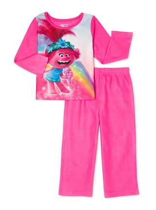 Designer Dream Works Trolls George Asda Girls Top Leggings Set Outfit 6-7  Yrs