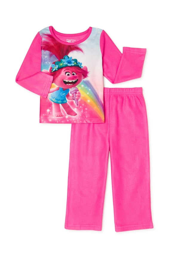 Trolls Toddler Girls' Pajamas, 2 Piece Set