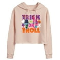thumbnail image 1 of Trolls - Trick Or Troll Branch and Poppy - Juniors Cropped Pullover Hoodie, 1 of 5