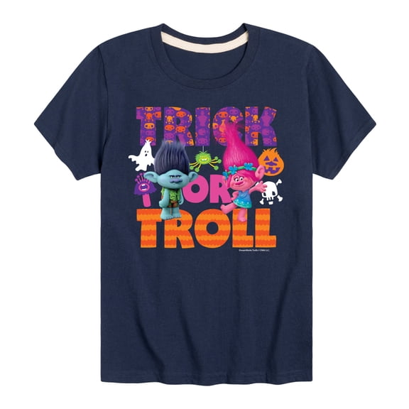 Trolls - Trick Or Troll - Toddler & Youth Short Sleeve Graphic T-Shirt