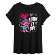 thumbnail image 1 of Trolls - Turn It Up Poppy - Women's Oversized T-Shirt, 1 of 5