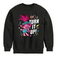 thumbnail image 1 of Trolls - Turn It Up Poppy - Toddler & Youth Crewneck Fleece Sweatshirt, 1 of 5
