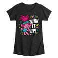 thumbnail image 1 of Trolls - Turn It Up Poppy - Toddler & Youth Girls Short Sleeve Graphic T-Shirt, 1 of 5