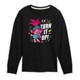 thumbnail image 1 of Trolls - Turn It Up Poppy - Toddler & Youth Long Sleeve Graphic T-Shirt, 1 of 5