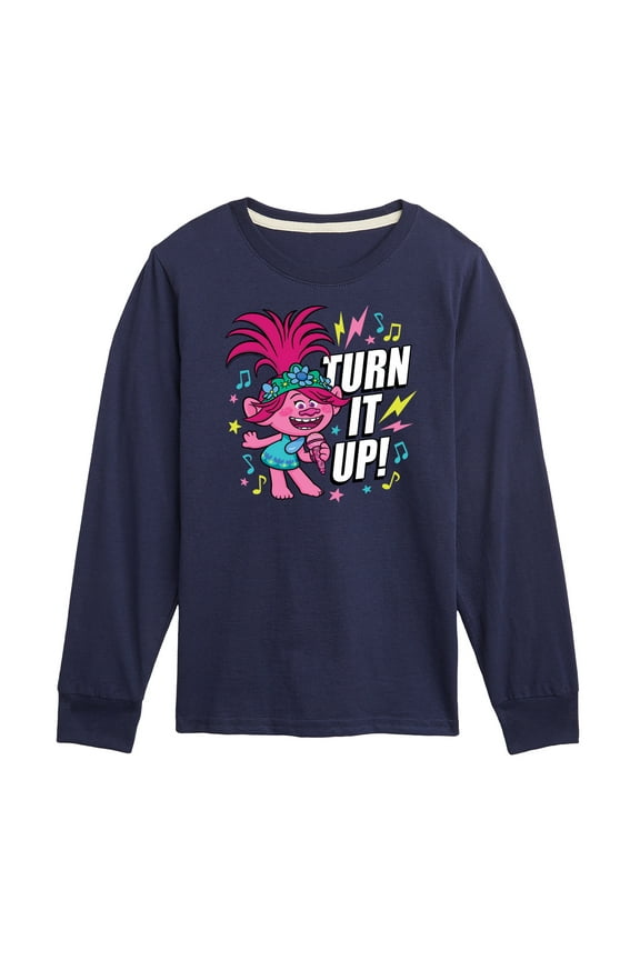 - Turn It Up Poppy - Toddler & Youth Long Sleeve Graphic T-Shirt
