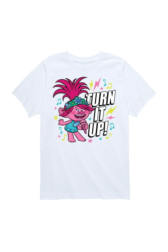 - Turn It Up Poppy - Toddler & Youth Short Sleeve Graphic T-Shirt