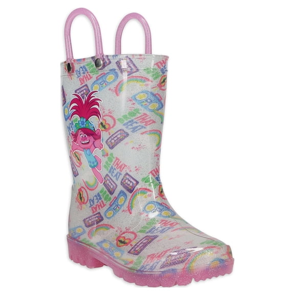 Trolls Two Handle Printed Rain Boot (Toddler Girls)