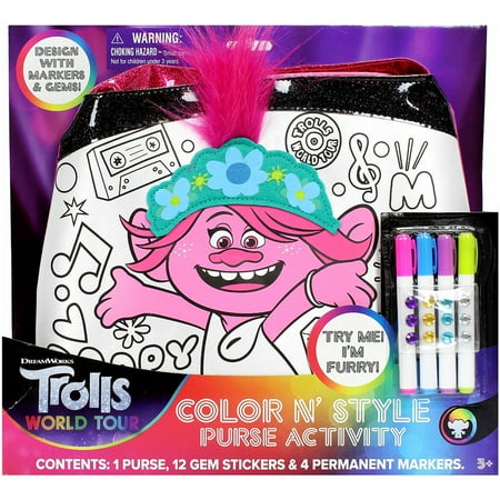 Trolls World Tour Color N Style Purse Activity Set price history and forecast - Trolls 94914