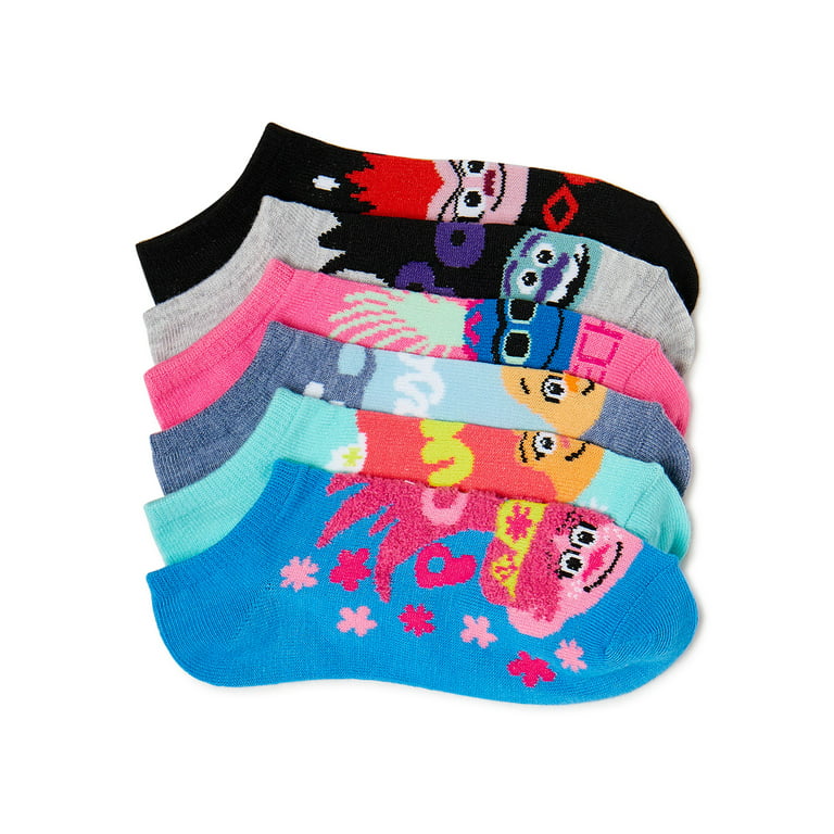 Planet Sox Little & Big Girls 6-Pack Trolls Socks - Macy's