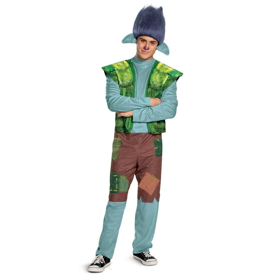 Trolls World Tour Branch Men's Costume Medium 38-40