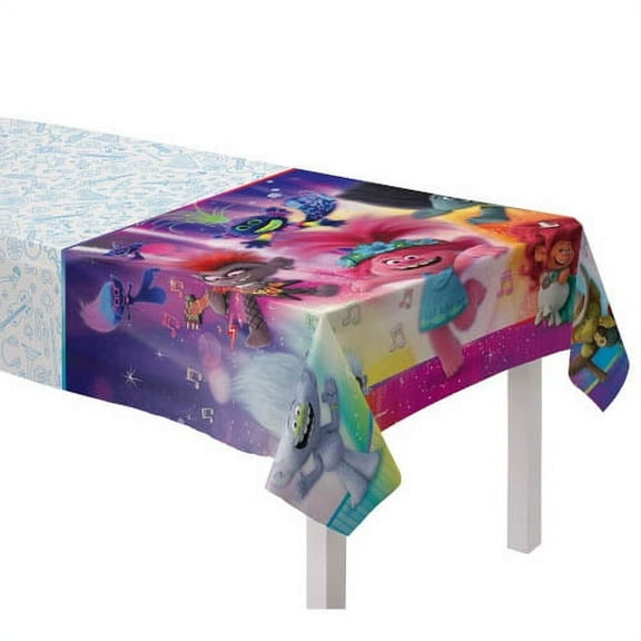 Trolls 'World Tour' Plastic Table Cover (1ct)
