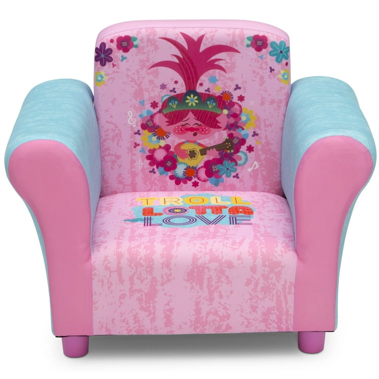 Trolls World Tour Upholstered Chair by Delta Children Walmart