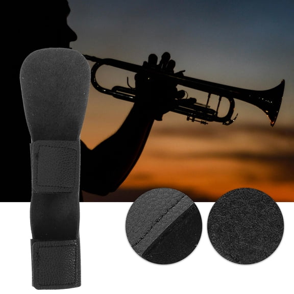 Alasum Trombone Neck Guard Soft Black Sleeve for Effective Instrument Protection
