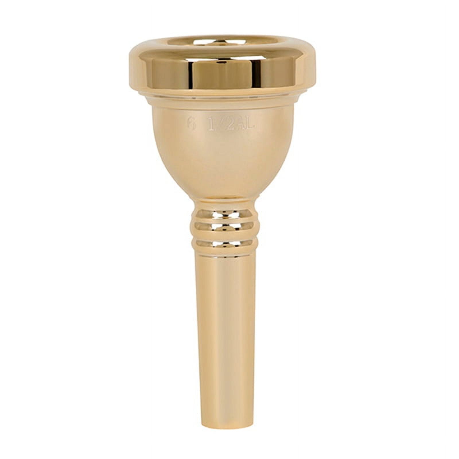 Trombone Mouthpiece 6 1/2 (6 and a Half) AL Mouthpiece, for Fine Tenor Trombone Mouthpiece Finger Exerciser,Gold