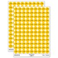 thumbnail image 1 of Trombone Music Instrument Silhouette 200+ Round Stickers - Yellow - Matte Finish - 0.50" Size, 1 of 3
