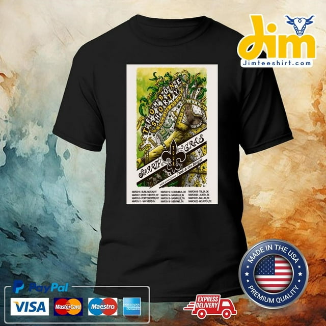 Trombone Shorty Shorty Gras 2025 Tour TShirt