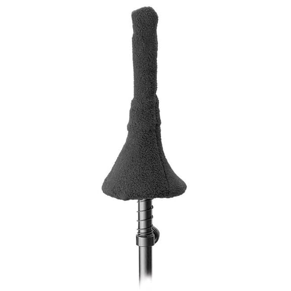 Trombone Stand Bone Sock - Black - 5.25in. x 7.25in. - Protective Microfiber Cover