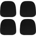 thumbnail image 1 of Tromlycs 14x14 Metal Chair Cushions Pads Set of 4 for Tolix Metal Chairs Small Seat Cushions 14 inch Black, 1 of 6