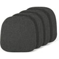 thumbnail image 1 of Tromlycs Metal Chair Cushions 14x14 Seat Set of 4 Small Tolix for Metal Chairs Cushions Pads Dining 14 inch Black Brown, 1 of 6