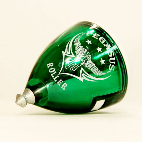 Trompos Space SL Spin Top Pegasus Roller - Bearing Tip SpinTop (Green)