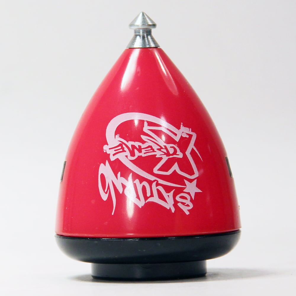 TROMPOS SPACE Saturn XT Spinning Top - Gerardo Montero Edition, Red, Includes Rope, Launcher & Bag