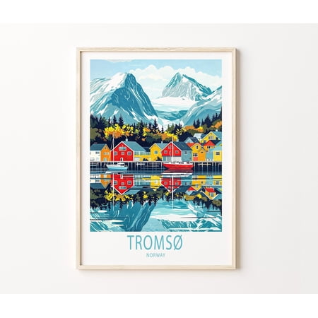 Tromso Norway Northern Travel Home Decor