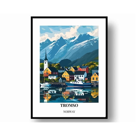 Tromso Norway Poster: Travel Wall Art