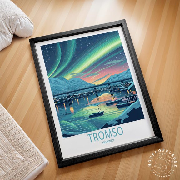 Tromso Norway Scenic Travel Home Decor