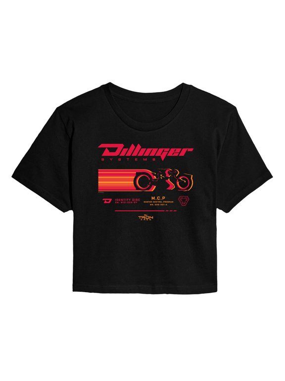 - Dillinger Motorcycle Women's Cropped Graphic T-Shirt