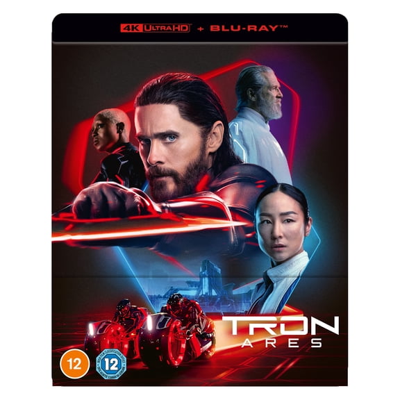 Tron: Ares Limited Edition 4K UHD Steelbook (4K Ultra HD) Jared Leto Gillian Anderson Greta Lee