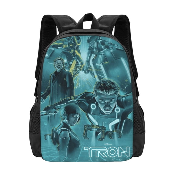 Tron: Ares Movie Backpack Laptop Backpack for Teen Women men 16.5 Inch Casual Daypack