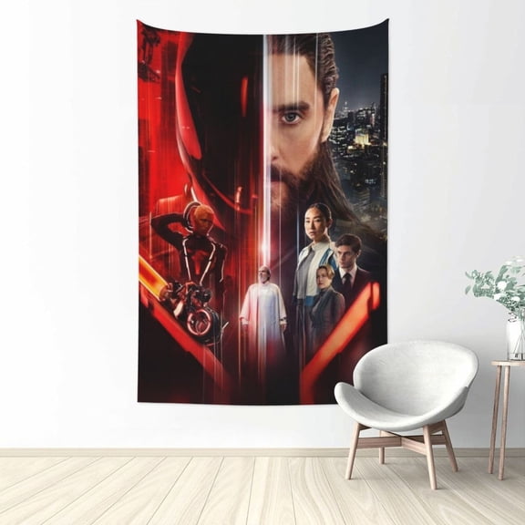 Tron: Ares Movie Wall Tapestries for Bedroom Aesthetic Living Room Office Decor 60x40in