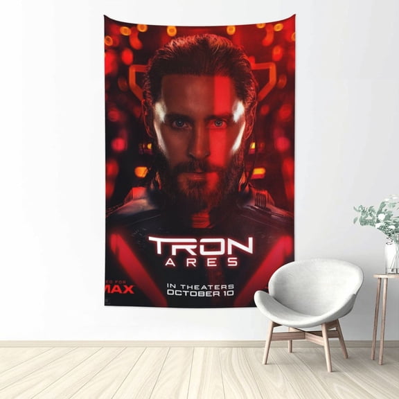 Tron: Ares Movie Wall Tapestries for Bedroom Aesthetic Living Room Office Decor 60x40in