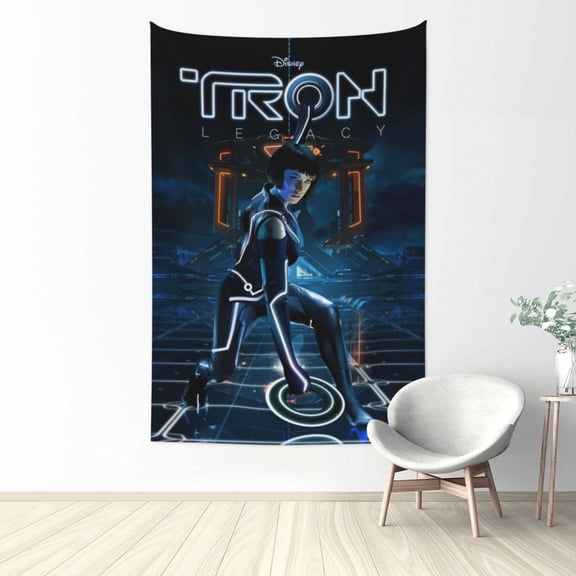 Tron: Ares Movie Wall Tapestries for Bedroom Aesthetic Living Room Office Decor 60x40in