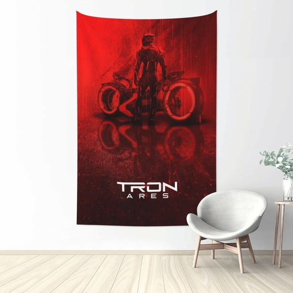 Tron: Ares Movie Wall Tapestries for Bedroom Aesthetic Living Room Office Decor 60x40in