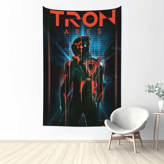 Tron: Ares Movie Wall Tapestries for Bedroom Aesthetic Living Room Office Decor 60x40in