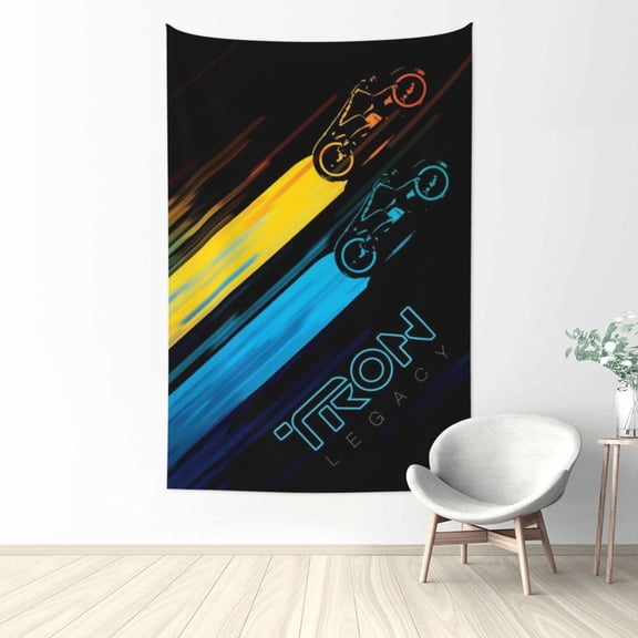 Tron: Ares Movie Wall Tapestries for Bedroom Aesthetic Living Room Office Decor 60x40in