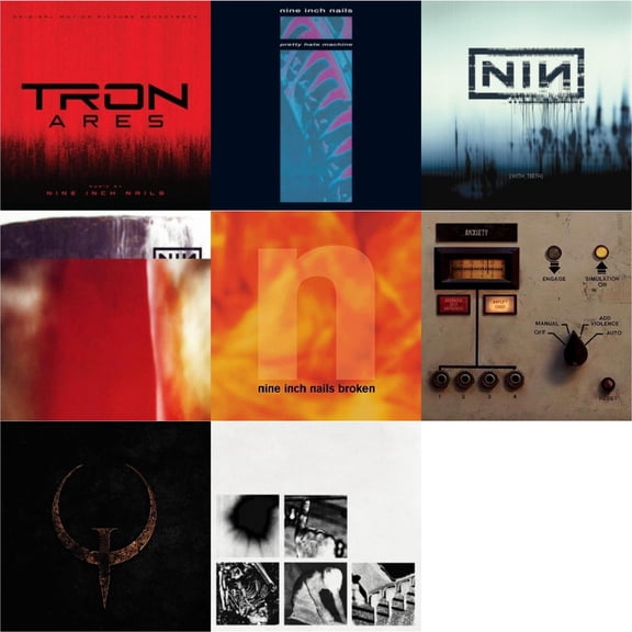 Tron: Ares (Ost) (180G/2LP) & Pretty Hate Machine & With Teeth (2LP) & Fragile (3LP/180G/2016 Remaster) & Broken (180G/LP/7Inch) & Add Violence Ep & Quake (2LP) & Bad Witch (LP)