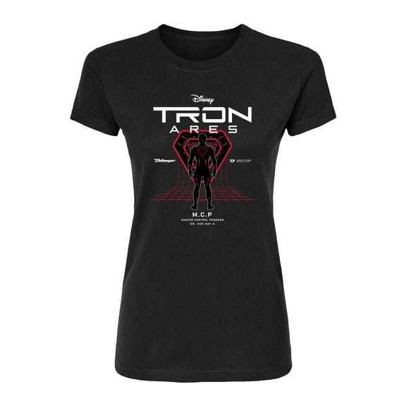 Tron Ares - Tron Dark Digital - Juniors Fitted Short Sleeve Graphic T-Shirt