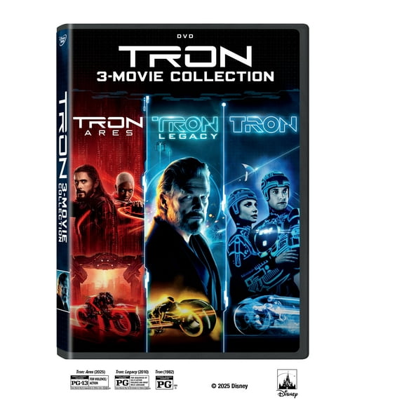 Tron: Ares / Tron: Legacy / Tron Multi-Feature (3 Disc) (DVD) Walt Disney Pictures, Action & Adventure, Sci-Fi, Fantasy