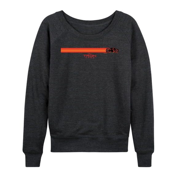 Tron Ares - Tron Motorcyle Bike - Women's French Terry Long Sleeve Pullover
