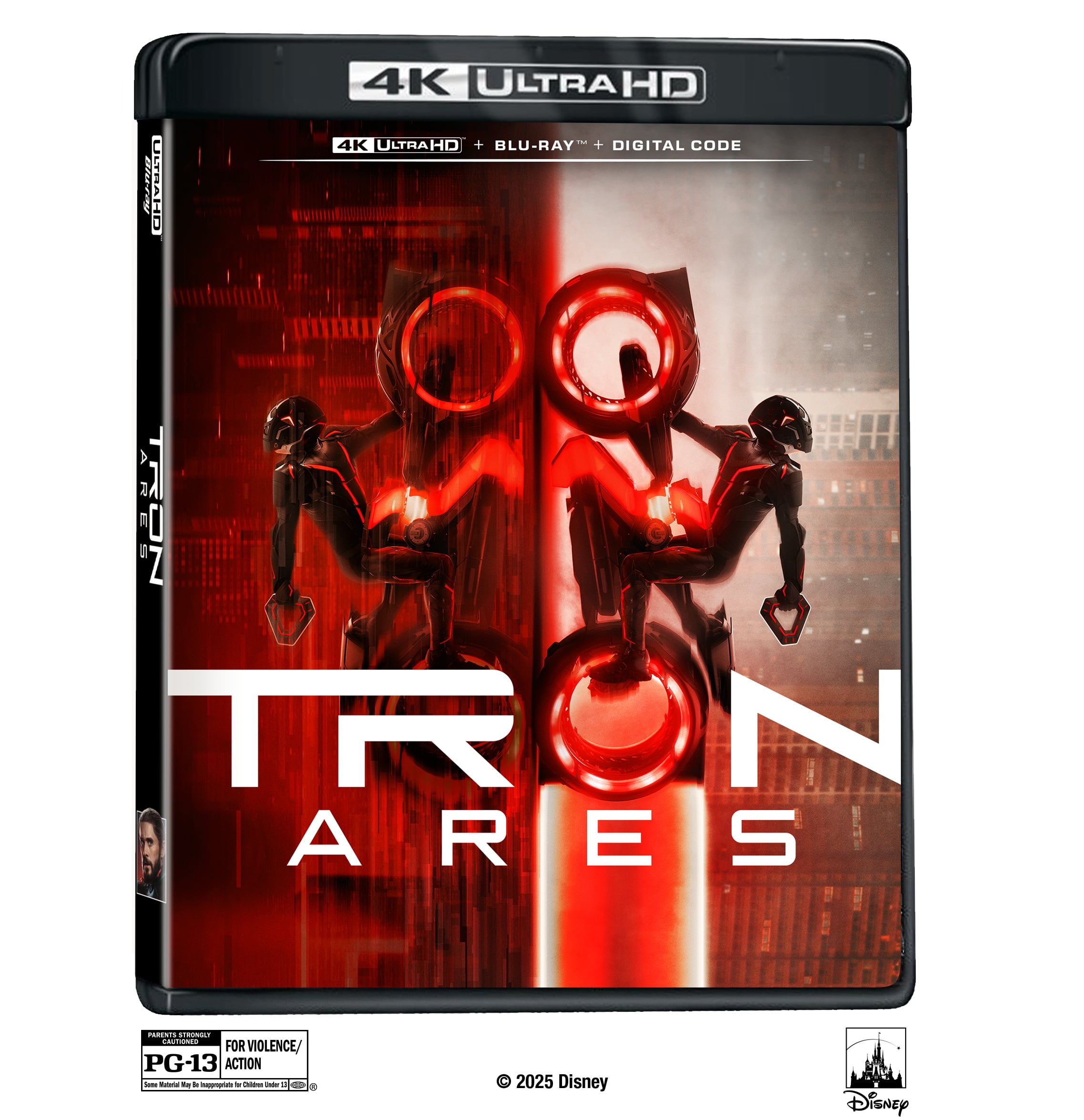 Tron: Ares (4K Ultra HD + Blu-ray + Digital Copy) Walt Disney Pictures, Action & Adventure, Sci-Fi