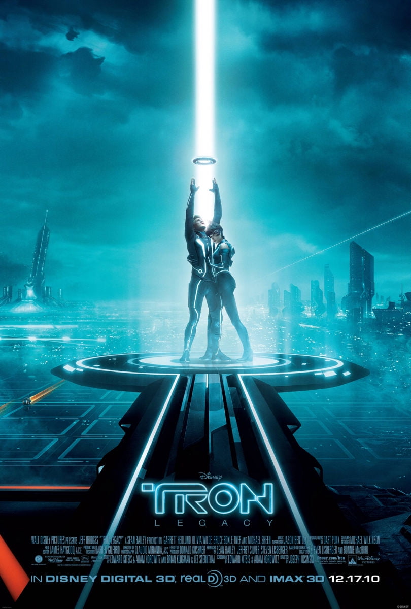 Tron Legacy Movie Poster 24inch x 36inch Art Poster 24x36 Multi-Color Square Adults Z Posters