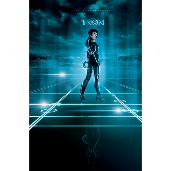 Tron Legacy Movie Poster Reprint Art Decor 27Inx40In for any room 27x40 Square Adults Poster Time