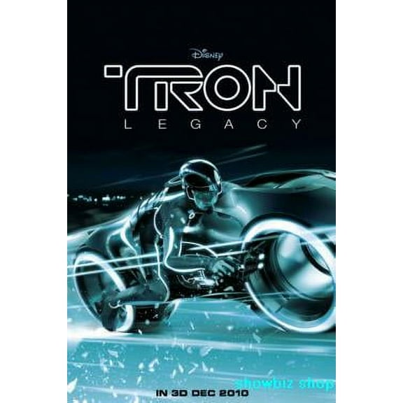 Tron Legacy Movie poster Metal Sign 8inx 12in Metal Art Print 8x12 Square Adults Poster Time