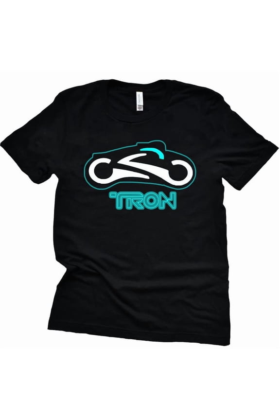 Tron Motorcycle Shirt, Orlando Theme Park Shirt, Mickey T-Shirt, Unisex Casual Short Sleeve (Black-3X-Large)